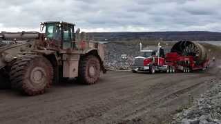 Truck Climbs with 300,000 Lbs.