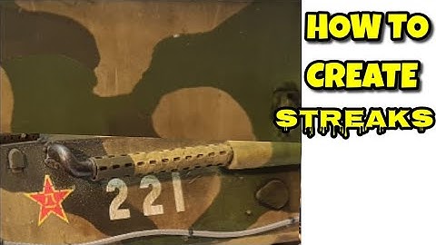 How to create streaking effects on a model. Streaking Grime and Streaks.