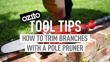 How to Trim Tree Branches with the PXC 18V Pole Pruner [PXCPPS-018] - Ozito Tool Tips