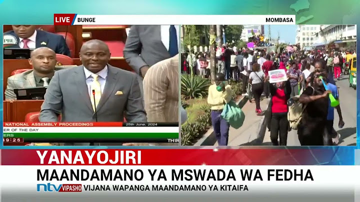 Finance Bill 2024 | Protesters empower police officers, get into Parliament buildings