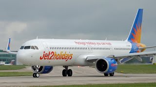 Jet2&#39;s Brand New A321neo Take Off From Manchester Airport