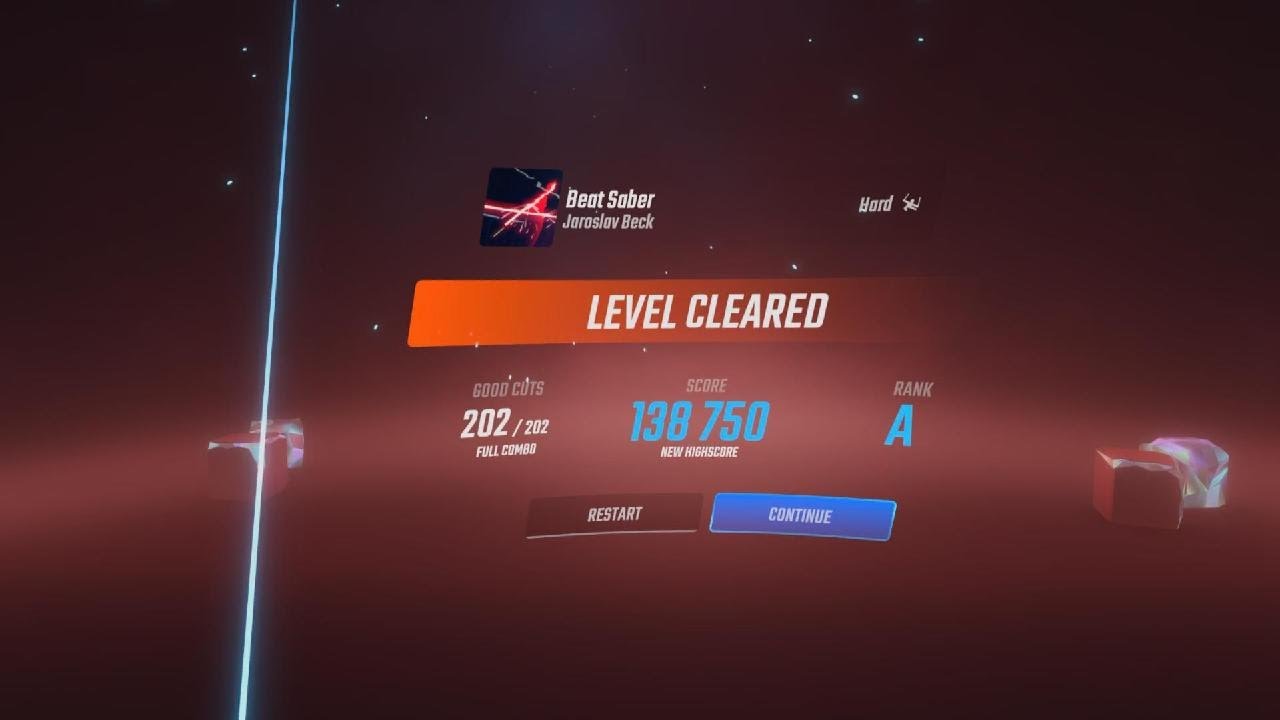 Beat Saber | Hard Mode Flawless A Rank - YouTube