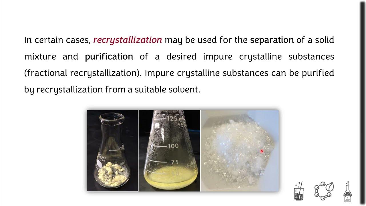 Organic chemistry Lab (Experiment 2 RECRYSTALLIZATION) YouTube
