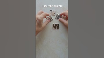 De truc om de Hanayama-hashtagpuzzel op te lossen. Het is makkelijker dan je denkt!