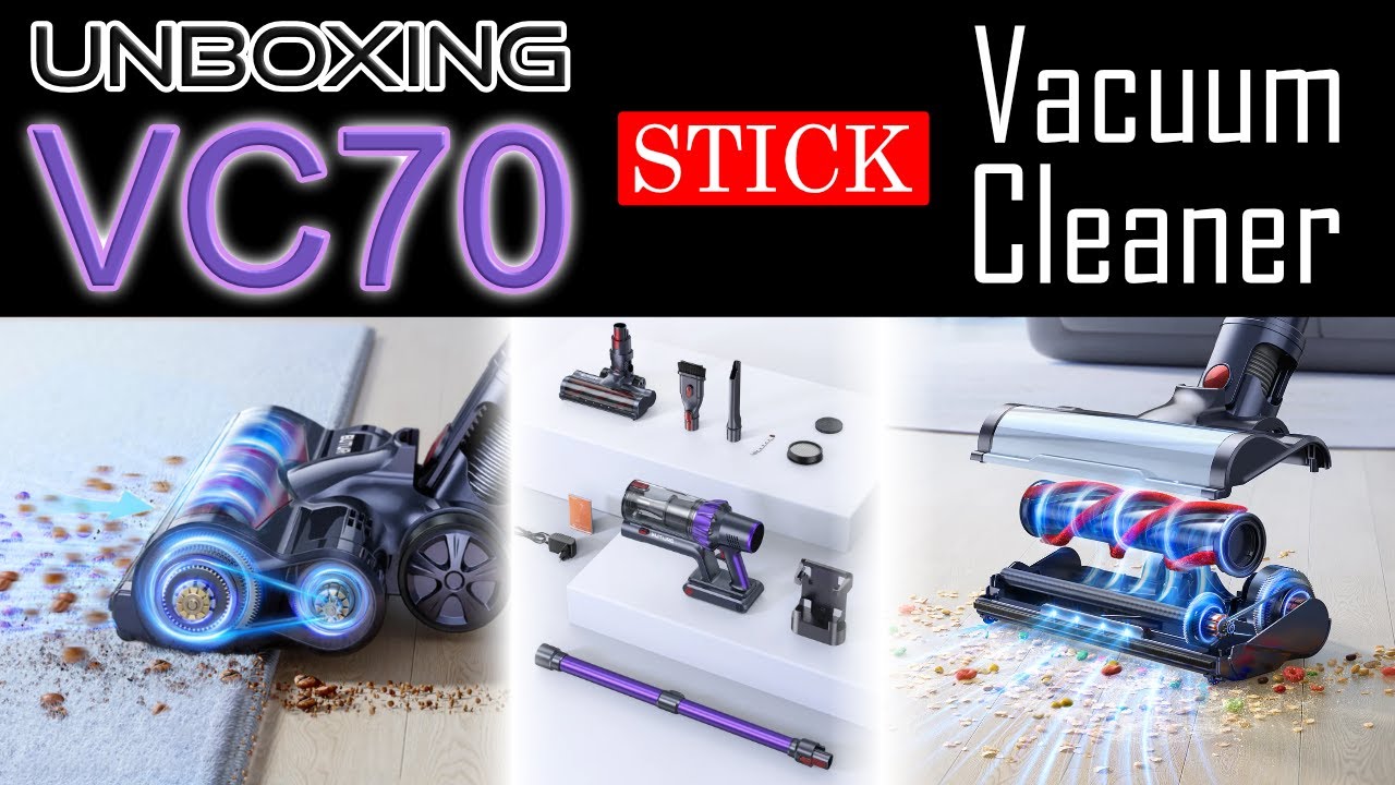 Unboxing BuTure VC70 Stick Vacuum Cleaner - Ultimate Cleaning Powerhouse!  (Part 1 of VC70 Review) 