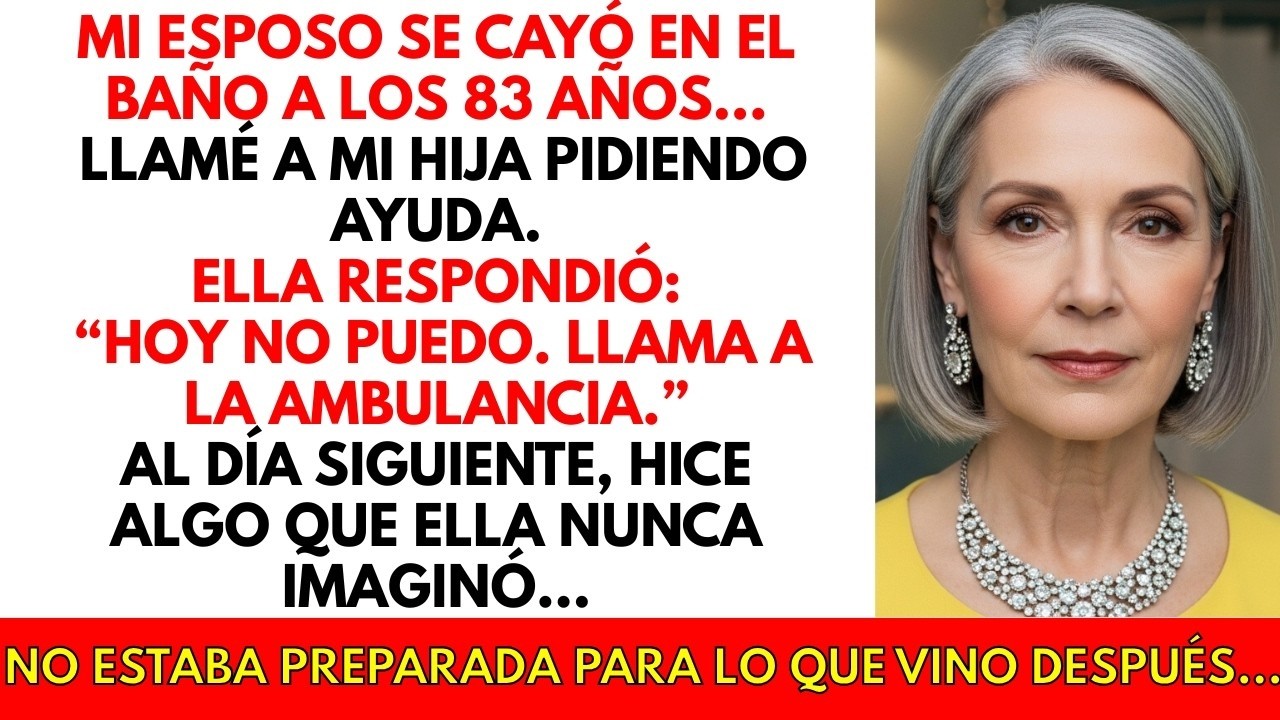 “Llama a la ambulancia”, dijo mi hija… Al día siguiente tomé una decisión final...