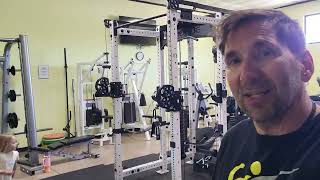 Rogue FML squat rack and cable system 