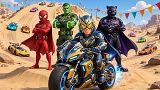 Superhero Car Stunt Game Android Gameplay | #Jampfarari screenshot 4