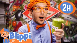 The Best Smoothie Making! 🧉| Blippi 🔍 | 🔤 Educational Subtitled Videos 🔤 | Learning Videos