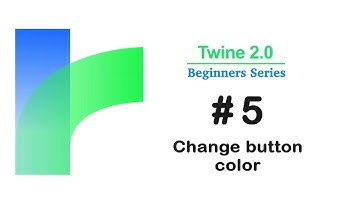 Twine 2.0 - How to change Button Text Color / Tutorial #5