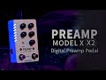 Video: MOOER PREAMP X2 Dual-Channel Digital Preamp Effect Pedal