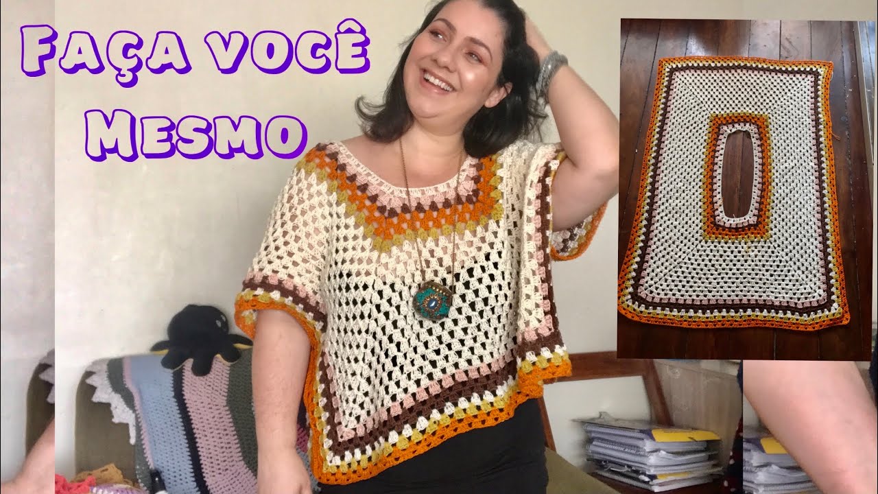 UMA BLUSA 👚 simples e bonita, vem fazer ! 😍