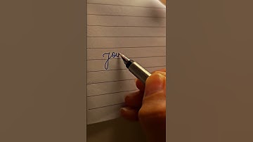 JOY #joy #happiness #enjoy #live #life #handwriting #cursive #calligraphy #art #love #writing #paper