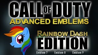 Call of Duty Advanced Warfare Emblem - My Little Pony's Rainbow Dash CoD: AW Emblem Tutorial screenshot 2