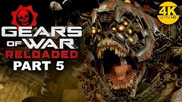 GEARS OF WAR RELOADED  - PART 5  Gameplay Walkthrough - No Commentary XBOX SERIES X 4K  60FPS