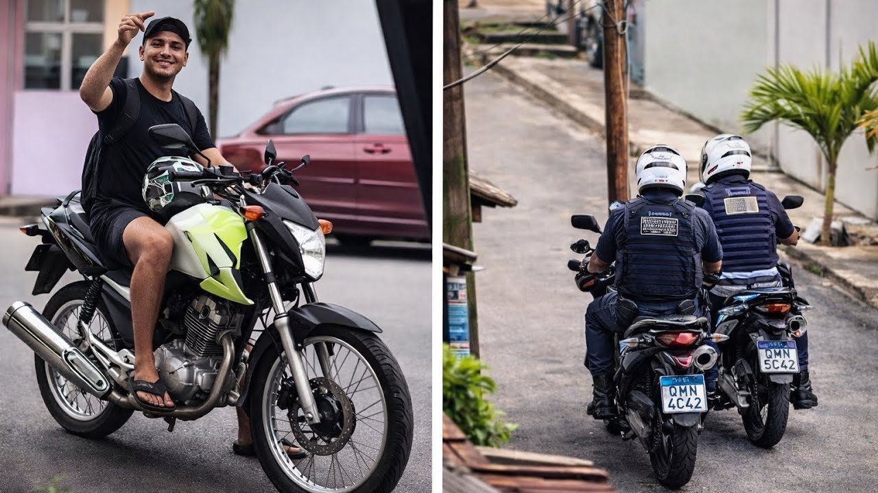 Jovem é detido após furtar chave de moto de policial e debochar na internet
