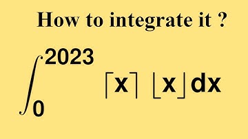 Integration of product of floor(x) and ceiling(x) |DIP- 78
