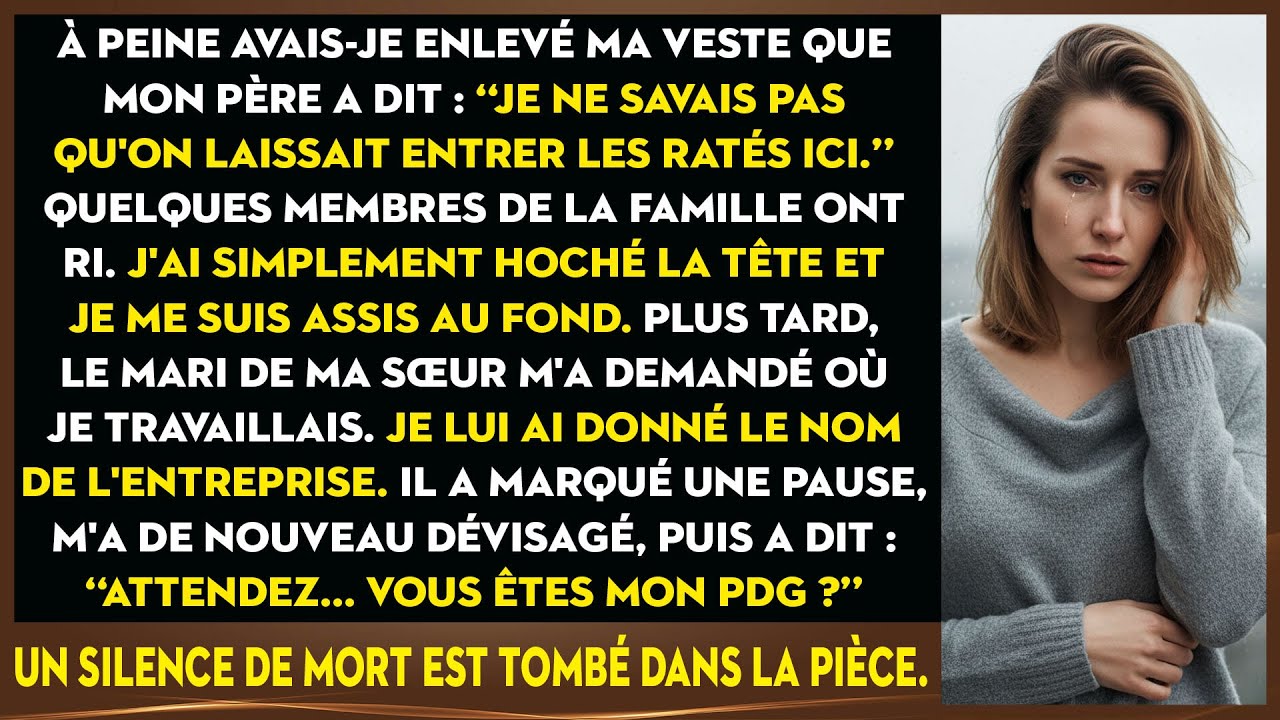 Humilié Par Ma Famille Me Traitant De Décrocheur, Mon Beau-frère Découvre Que Je Suis Son PDG.