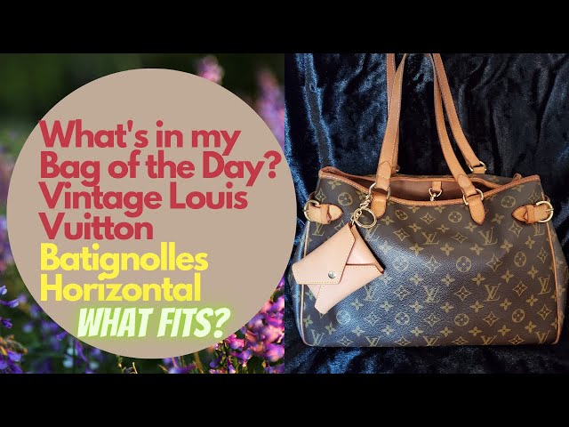 What's in my Bag of the Day? Vintage Louis Vuitton Batignolles Horizontal