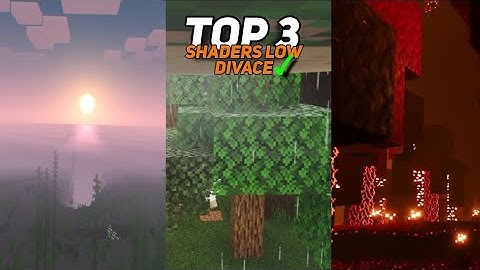Top 3 Best Low End Device Shaders For MCPE 1.20+