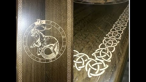 part1 Making of inlay for backgammon time-lapse