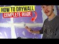 How To Drywall. A Complete Beginner&#39;s Guide