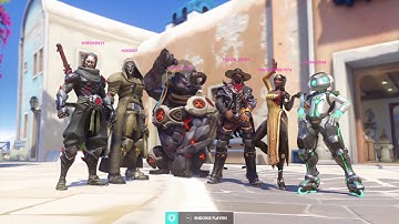 Overwatch gameplay - Lucio Competitive, Open queue highlights and funny moments