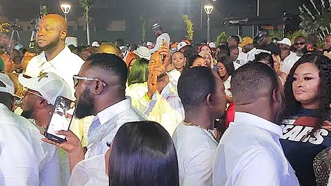 SEE K-1 FANS TURN UP AT FIRST NEW YEAR DANCE! YOUNG MILLIONAIRE ALH.RILWAN COOLER & OTHERS