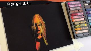 Портрет сухой пастелью | Soft Pastels gallery by mungyo screenshot 1