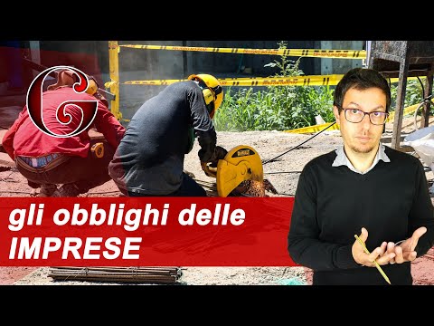 GLI OBBLIGHI DELLE IMPRESE (e dei lavoratori autonomi) per la Sicurezza nei Cantieri Edili