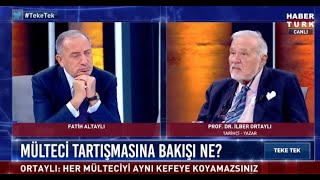 İlber Ortaylidan Şok Açiklama - Afgan Mülteci Göçünü Destekliyor Mu?