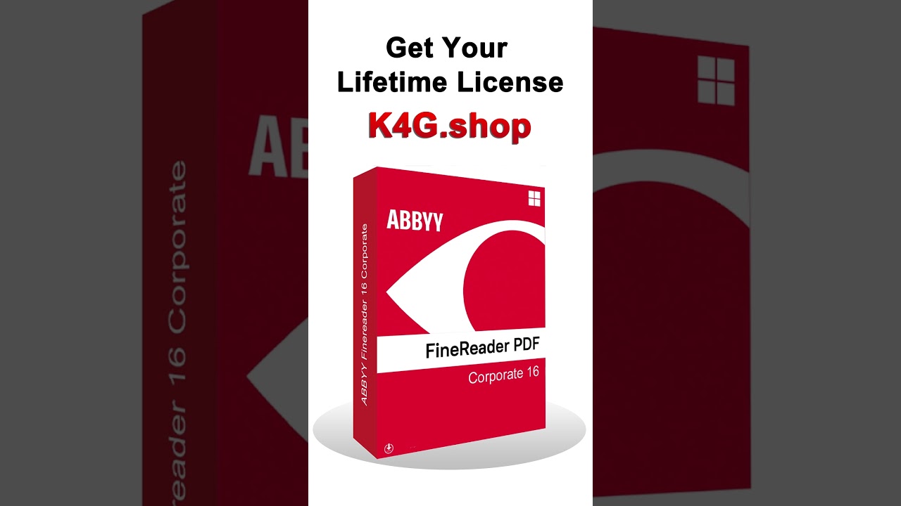 ABBYY FineReader 16 Corporate For Windows - Lifetime License