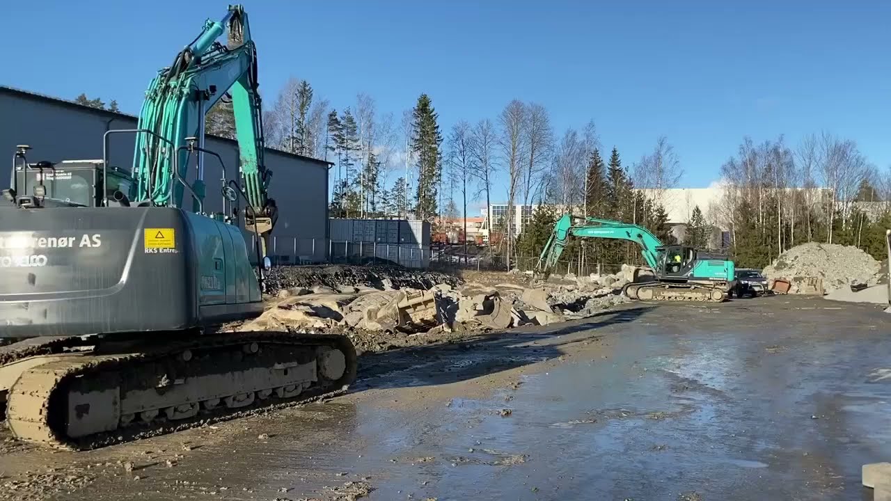 Gravearbeider hos Beck Maskin