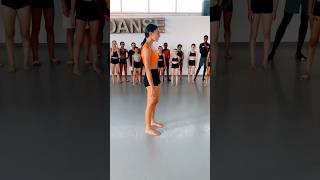 Dance Class with Sabrina Lonis 11yr girl #contemporarydance #shorts #dance #kids