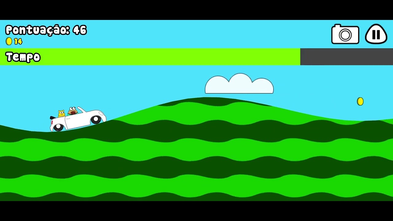 PouPoupou andando de carro