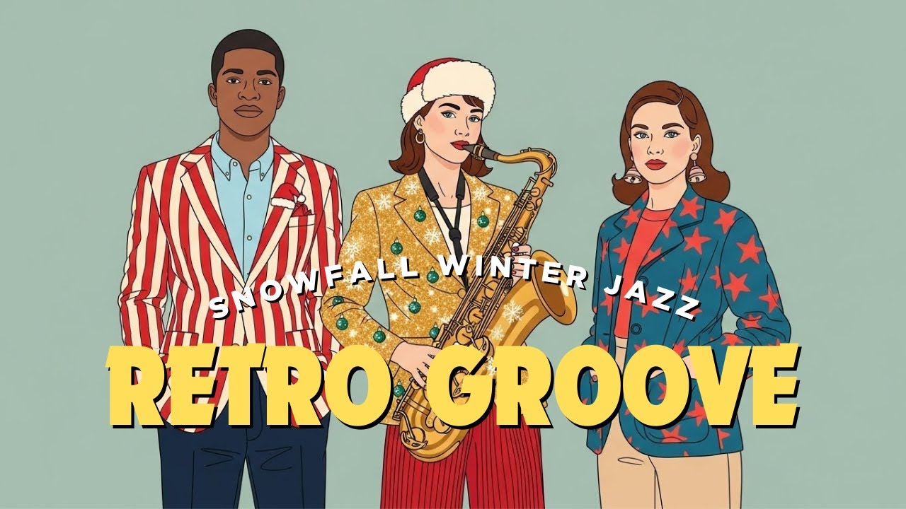 RetroGroove Chill – Jazz & Vibes for Every Mood | Snowfall Winter Jazz | Cozy Jazz | Christmas Jazz