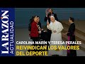 Teresa Perales y Carolina Marín ante el Papa 'deportista': "El deporte es puente de paz"