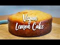 BEST VEGAN LEMON DRIZZLE CAKE RECIPE! Easiest vegan cake recipe ever?