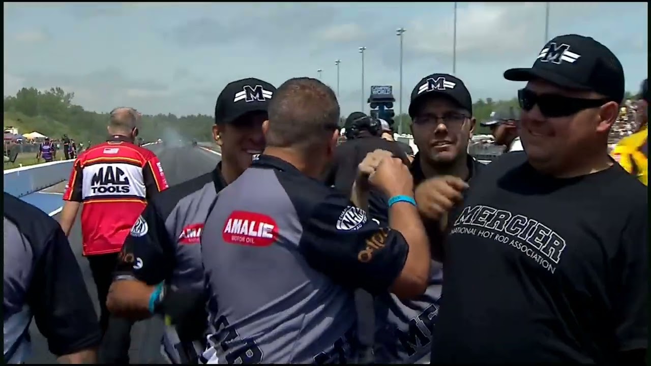 Dan Mercier, Tony Schumacher, Rob Wendland, Top Fuel Dragster, Qualifying Rnd 2, New England Nationa