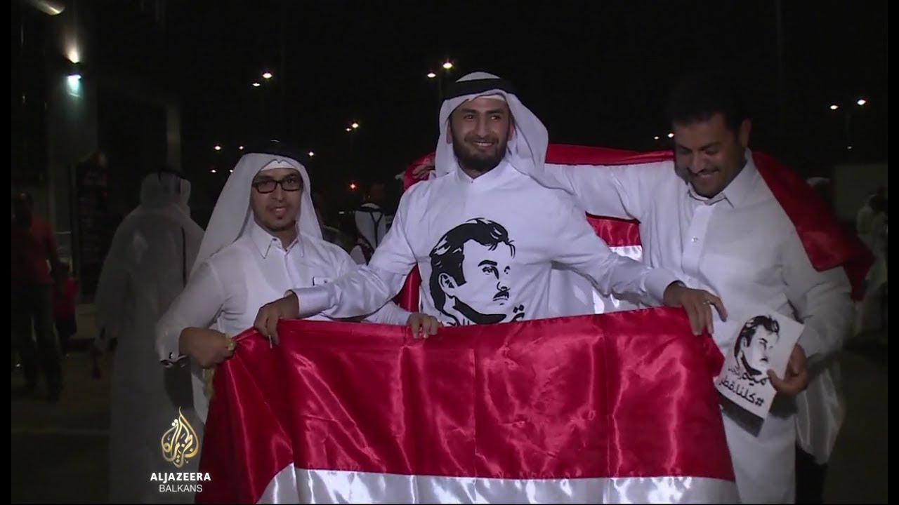 الدوحة: الجماهير تقول: "كلنا مع قطر"