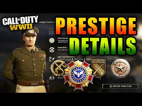 Prestige, Weapon Prestige, & Division Prestige in WW2: What Resets, What You Keep! [CoD WWII]