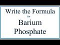 Barium Phosphate Ionic Compounds