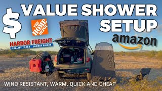 MY VALUE CAMP SHOWER SYSTEM (Amazon, Harbor Freight and Home Depot) by JonDZ Adventuring 3,319 views 6 months ago 19 minutes