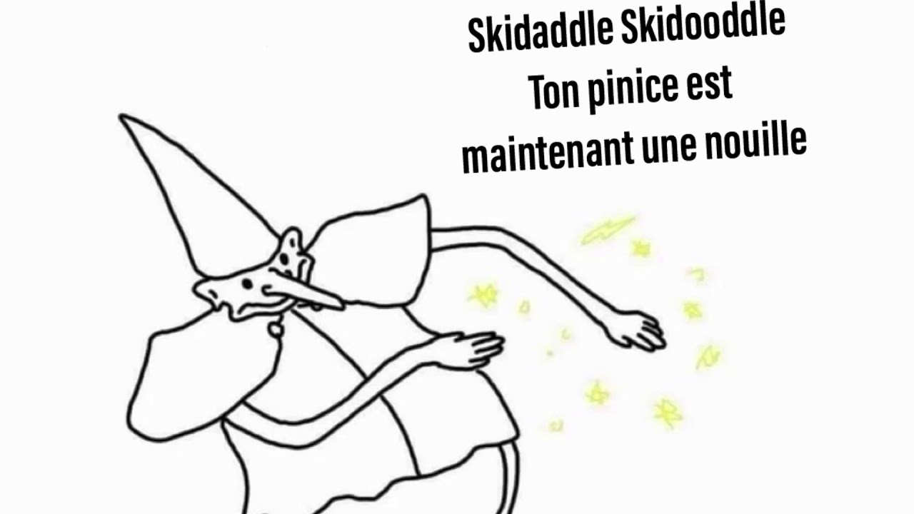 Skidaddle Skidoodle French Version YouTube