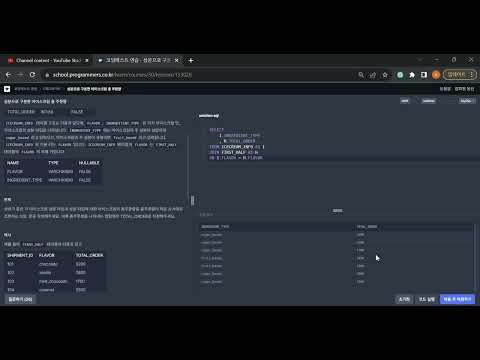 SQL - 코딩테스트 연습   성분으로 구분한 아이스크림 총 주문량   프로그래머스 스쿨