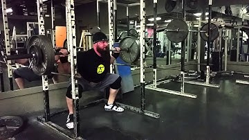 245x5 5 second pause squats