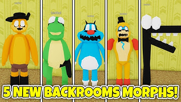 [10/06 UPDATE] How to get ALL 5 NEW BACKROOM MORPHS in BACKROOMS MORPHS! - Roblox