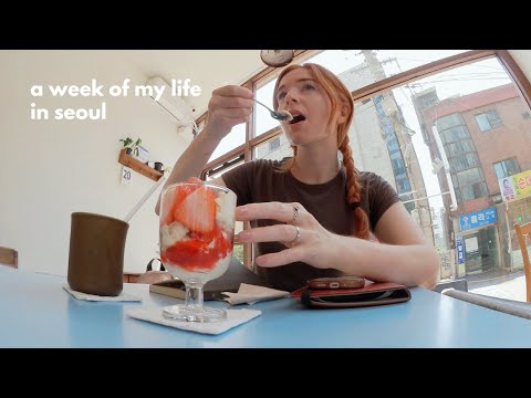 seoul summer is here 📹 a week in my life in korea vlog (hair cut, walks in nature, cafe dates)