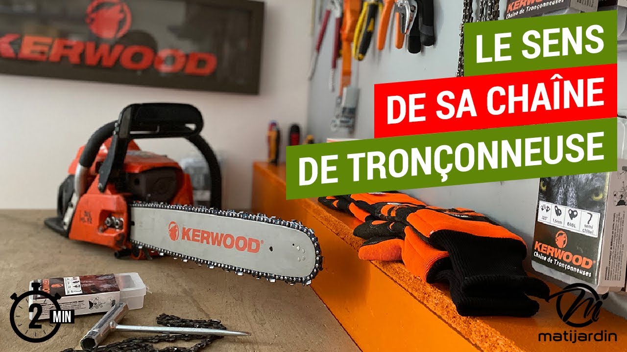 L'affûtage d'une chaîne de tronçonneuse STIHL