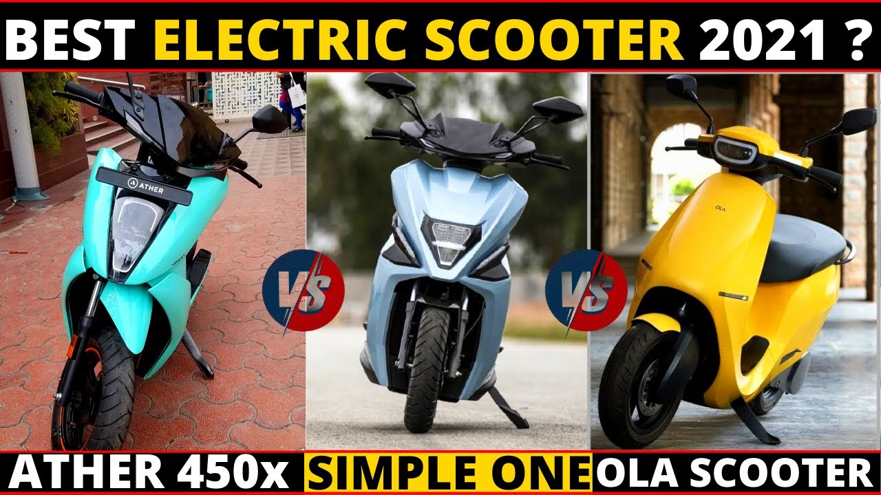 Ola Electric Scooter Vs Ather 450x Vs Simple One⚡Best Electric Scooter